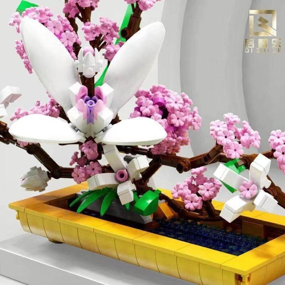 GEVINST 92008 Everlasting Lilac Building Blocks Bonsai Tree Model Kit New Sealed